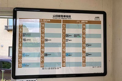 発車時刻表