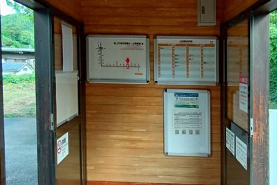 路線図と発車時刻表