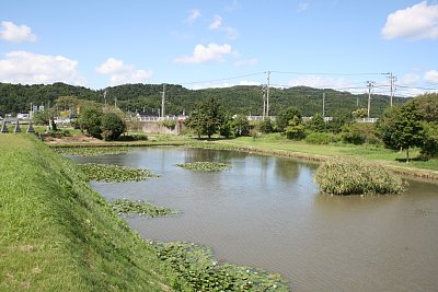 本丸北側の外堀