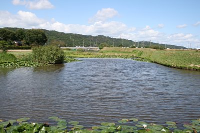 右郭と二の丸の間の内堀