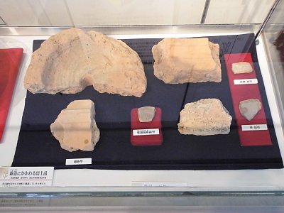 金屋南遺跡から発掘された出土品