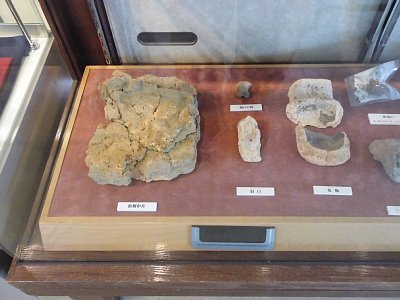 金屋南遺跡から発掘された出土品