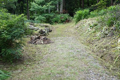 ここから登城します。